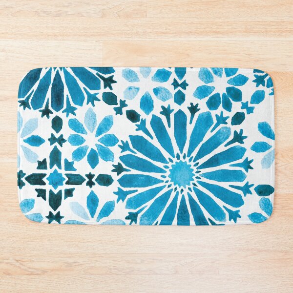 Item preview, Blue moroccan tiles designed and sold by Carolin Bentbib.