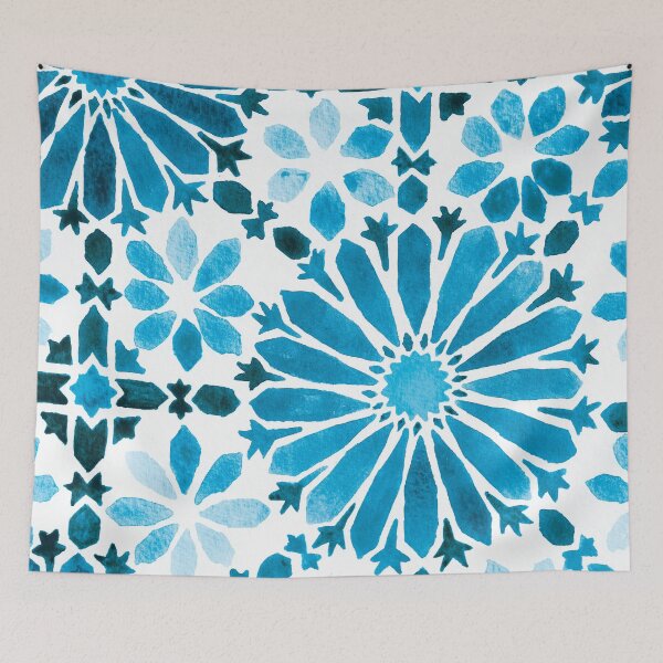 Artikelvorschau, Blue moroccan Tiles entworfen und verkauft von Carolin Bentbib.