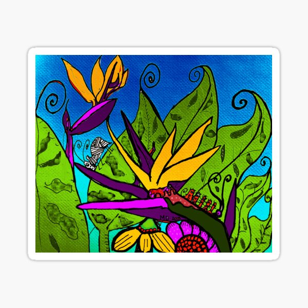 Item preview, Abstract Bird of Paradise 2015 designed and sold by Maureen Zaharie.