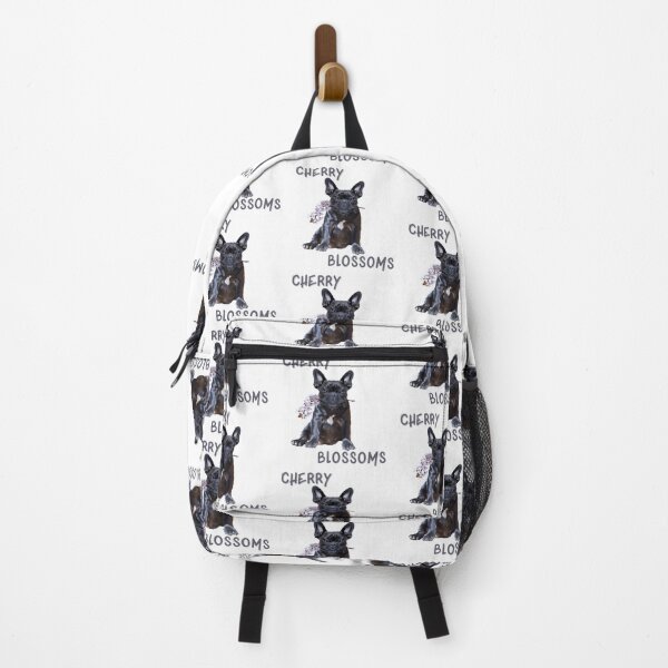Item preview, Cherry blossoms after winter! Trendy, cool! Funny french bulldog designed and sold by Lar888.