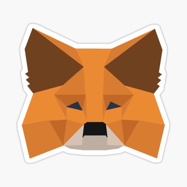Metamask Fox Shirt Sticker