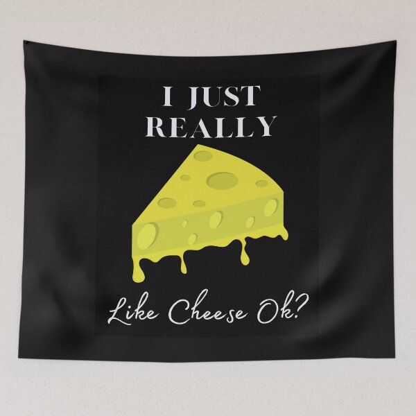 Item preview, I Just Really Like Cheese OK? designed and sold by piskwi.