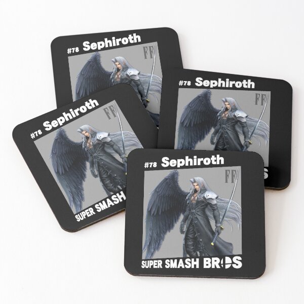 Item preview, Sephiroth #78 - Smash Bros Ultimate designed and sold by CinjatheCat.