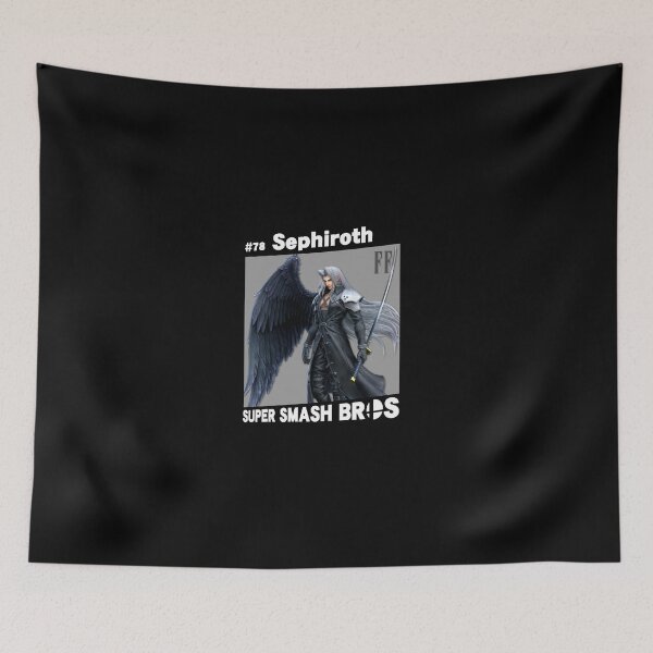 Item preview, Sephiroth #78 - Smash Bros Ultimate designed and sold by CinjatheCat.