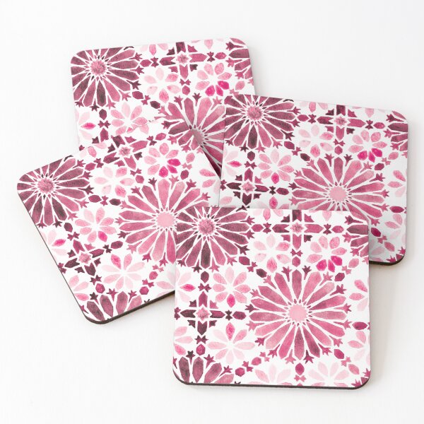 Artikelvorschau, Pink moroccan Tiles entworfen und verkauft von Carolin Bentbib.