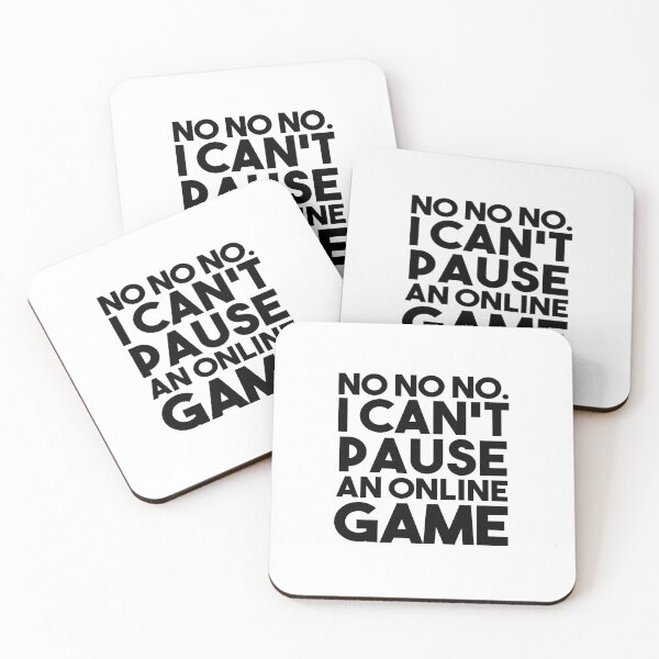 Item preview, No No No I Can't Pause an Online Game Funny Gamer Gifts designed and sold by faithinkindness.