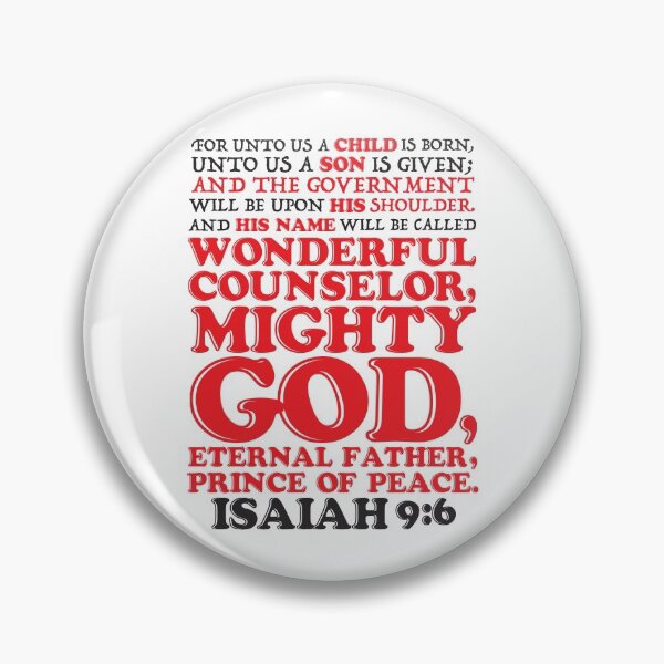 Item preview, Isaiah 9:6 designed and sold by plushism.