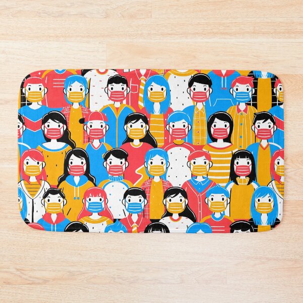 Item preview, Wear a mask pattern designed and sold by RoyalPeople.