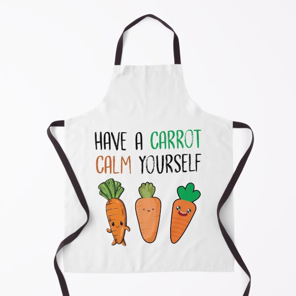 Item preview, Have A Carrot Calm Yourself Funny Cute Vegetables Joke designed and sold by Scratches Tees.