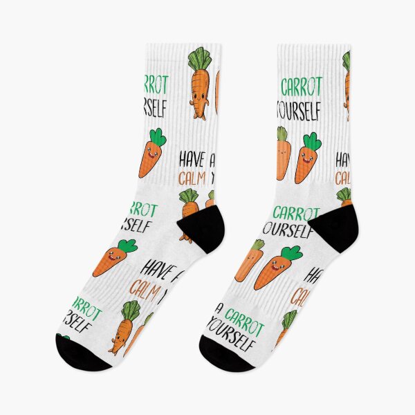 Item preview, Have A Carrot Calm Yourself Funny Cute Vegetables Joke designed and sold by Scratches Tees.