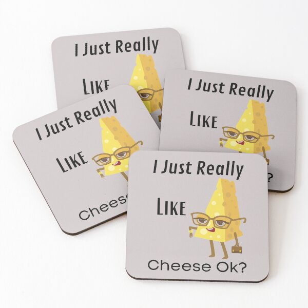 Item preview, I Just Really Like Cheese OK? designed and sold by piskwi.
