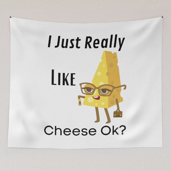 Item preview, I Just Really Like Cheese OK? designed and sold by piskwi.
