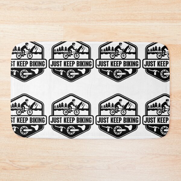 Item preview, Just Keep Biking designed and sold by GravitiTees.