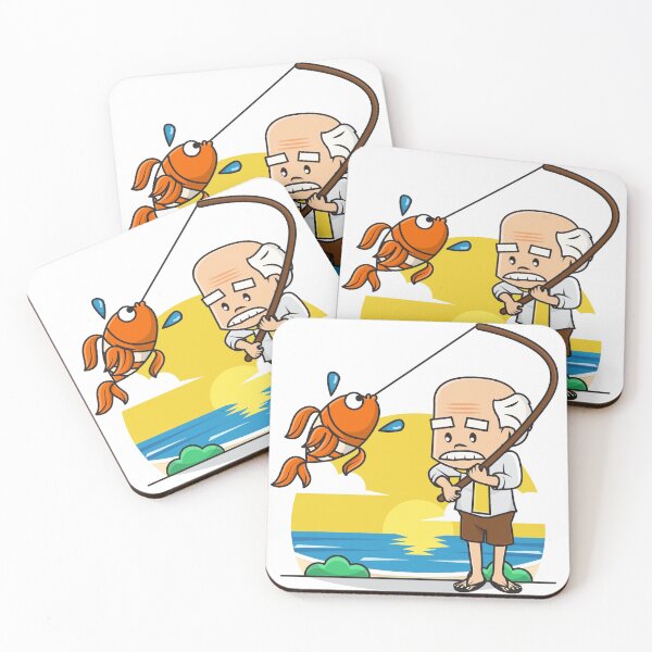 Item preview, Grandfather-is-Fishing-Design designed and sold by Yassine Janane.