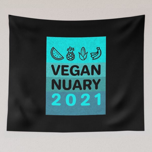 Item preview, Veganuary 2021 designed and sold by aktiveaddict.