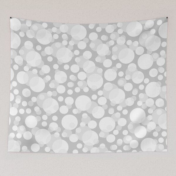 Item preview, Transparent Layers of White on White Circles  designed and sold by AMGImpressions.