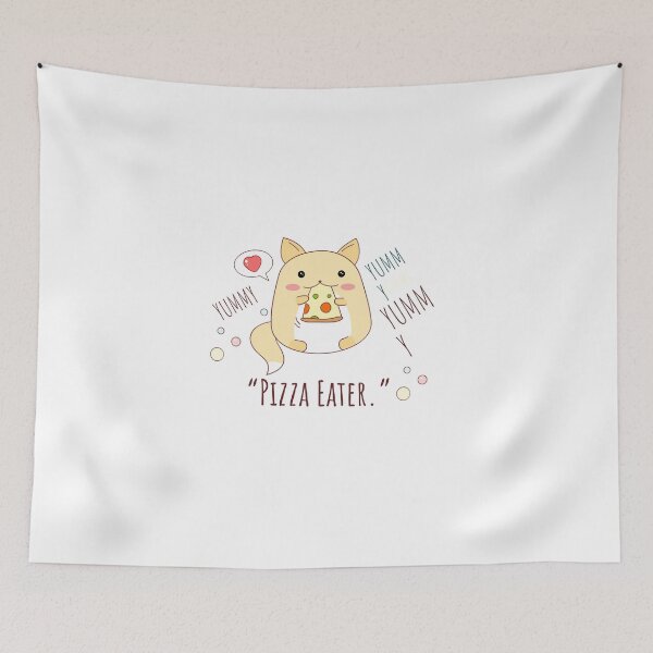 Item preview, PIZZA EATER, Cute Hamster Eating A Slice Of Pizza designed and sold by Art Wear Nation.