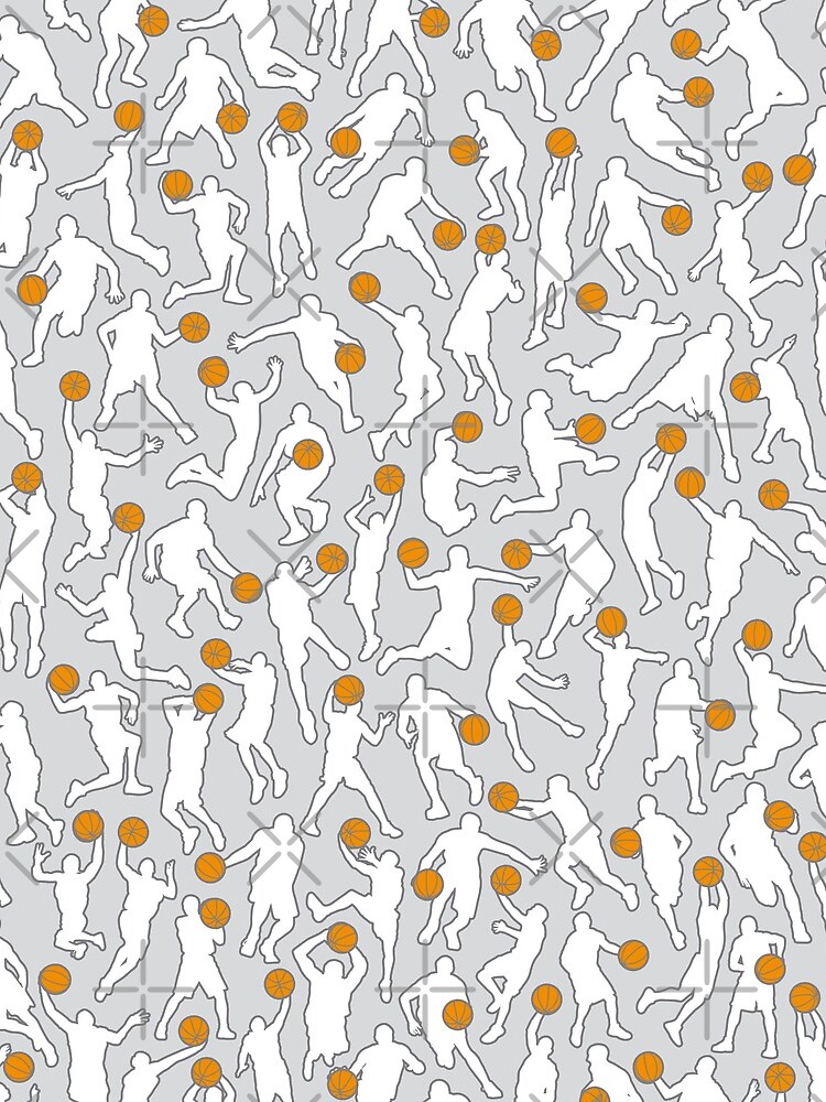 Basketball Player Pattern WHITE Leggings for Sale by GrandeDuc