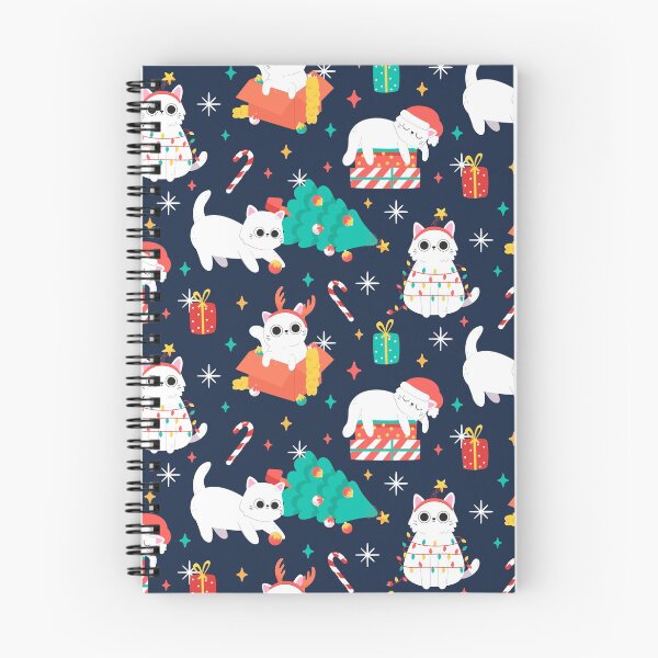 Item preview, Cat Christmas Pattern designed and sold by stargazerdesign.