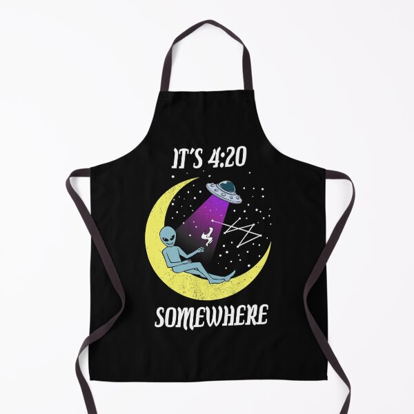 Item preview, It's 4:20 Somewhere T Shirt Funny Alien Weed Marijuana Gift designed and sold by Manisma Road.