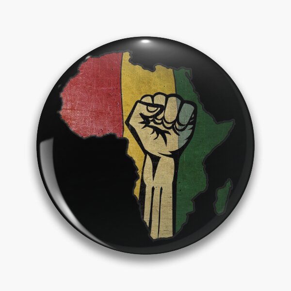 Item preview, Puño de la Revolución Africana (fondo negro) designed and sold by Groenendijk.