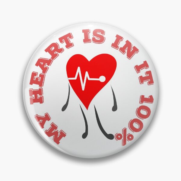 Item preview, My heart is in it 100% designed and sold by doctors-apparel.