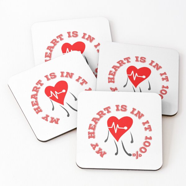 Item preview, My heart is in it 100% designed and sold by doctors-apparel.