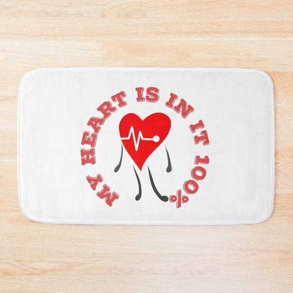 Item preview, My heart is in it 100% designed and sold by doctors-apparel.