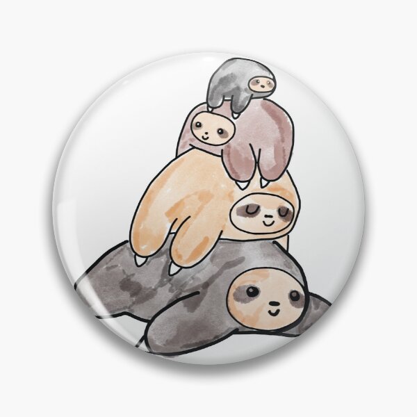 Item preview, cute sloth sticker designed and sold by mbk1745.