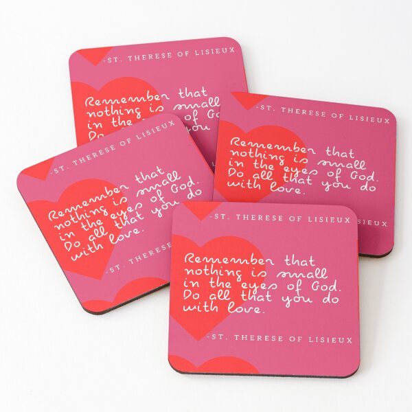 Item preview, St. Therese of Lisieux Quote on Love designed and sold by SabrinaM77.