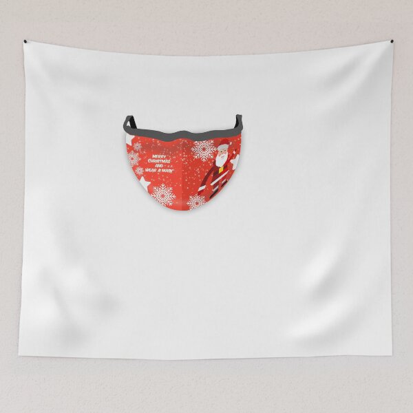 Item preview, Merry Christmas and wear a Mask  designed and sold by JobaBreezy.