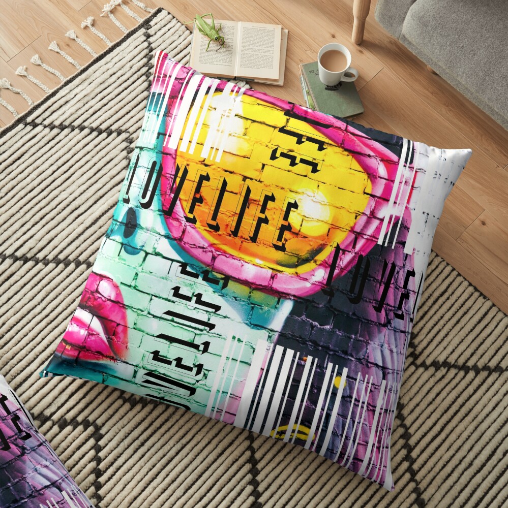 Life Code Floor Pillow