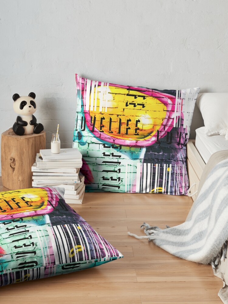 Alternate view of Life Code Floor Pillow