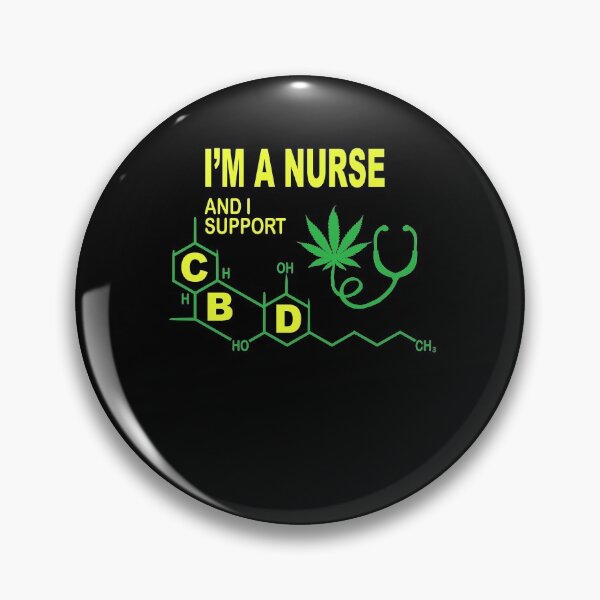 Item preview, I'm A Nurse And I Support CBD T Shirt Gift Support CBD designed and sold by Manisma Road.