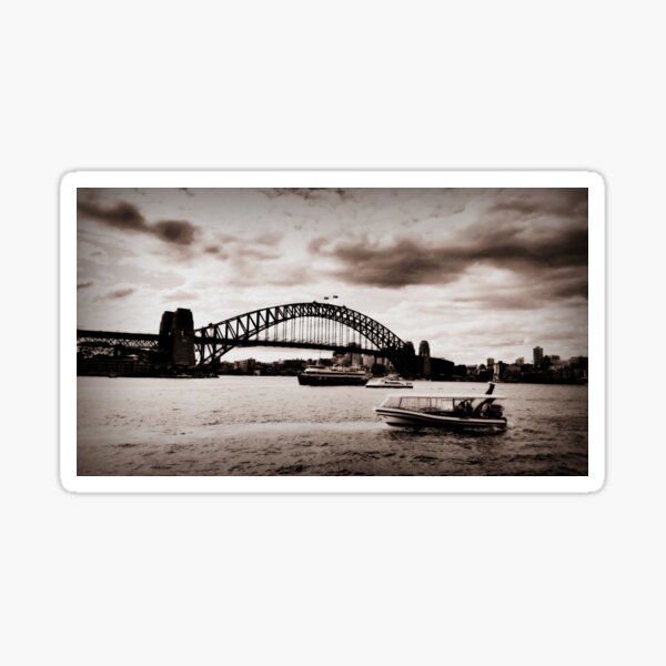 Item preview, Back In The Day Harbour Bridge designed and sold by HrafnMusic.