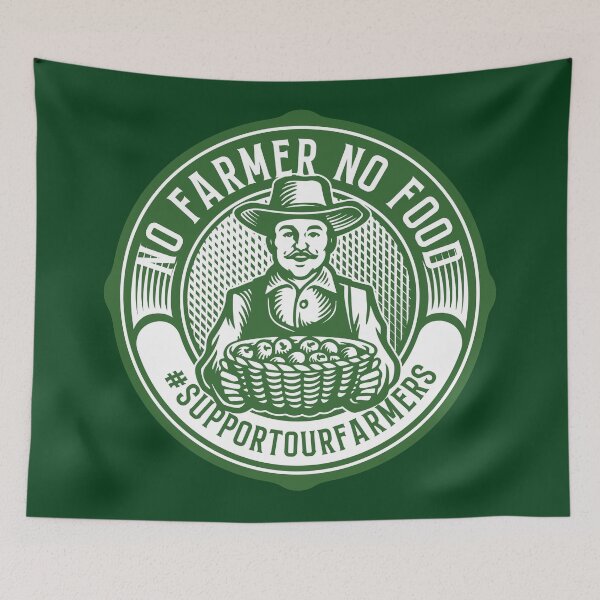 Item preview, No Farmer no Food - Support our farmers designed and sold by Mande Arts.