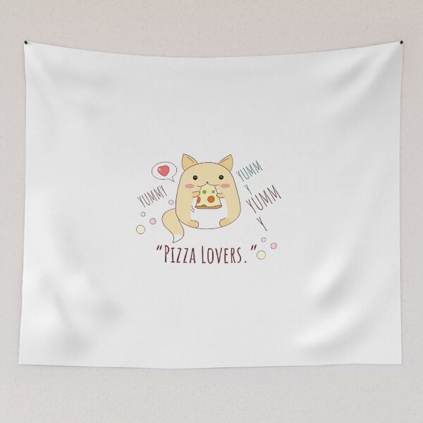 Item preview, PIZZA LOVERS, Cute Hamster Eating A Slice Of Pizza designed and sold by Art Wear Nation.