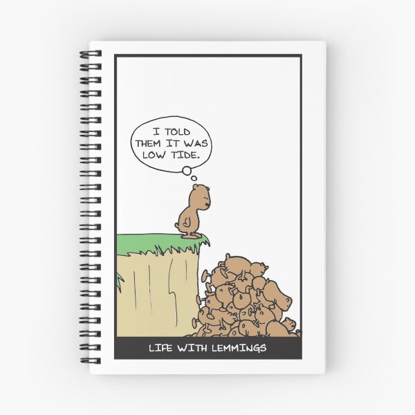 Item preview, Last Lemming - Funny Designs designed and sold by RickE.
