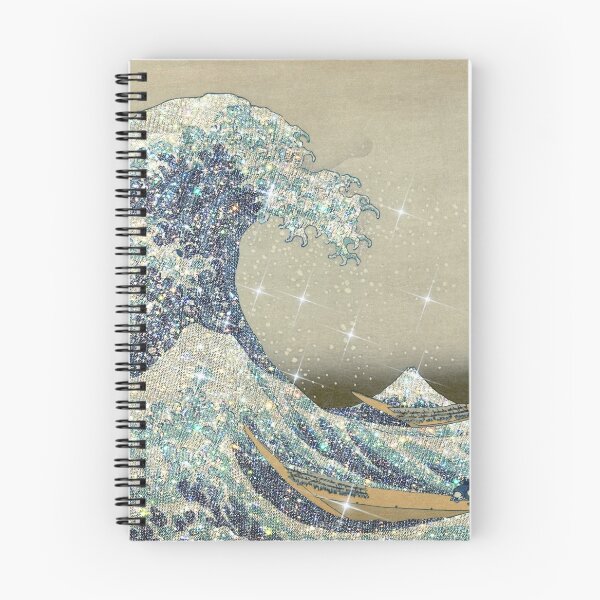 Item preview, The Great Wave Glittered designed and sold by nudelele.