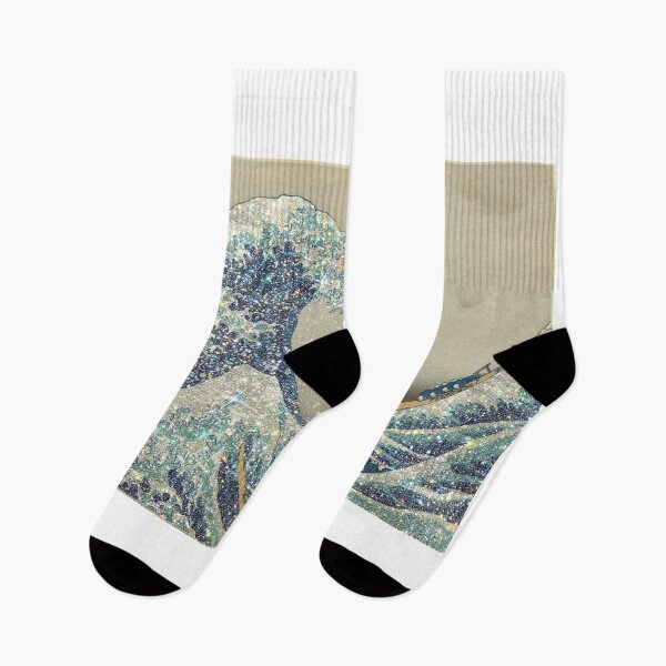 Item preview, The Great Wave Glittered designed and sold by nudelele.