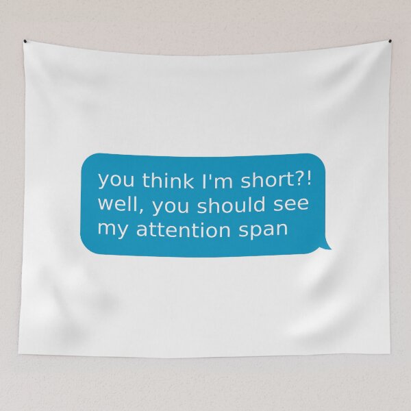 Item preview, I Have a Short Attention Span designed and sold by Zooone.