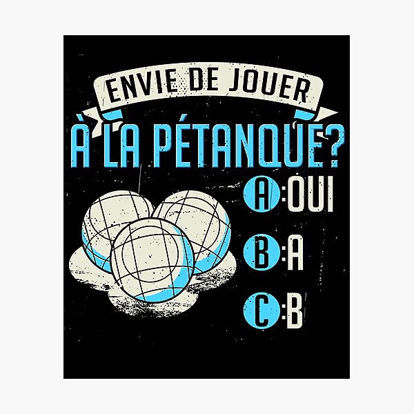 Petanque Wall Art Redbubble