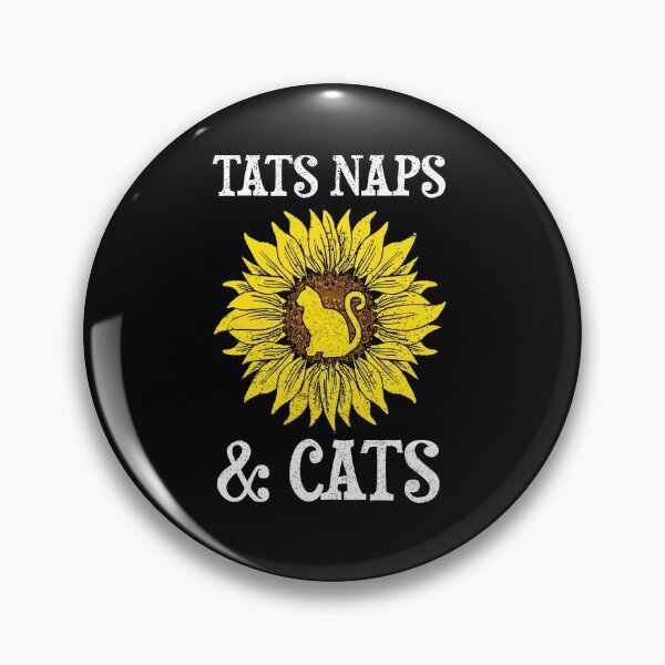Item preview, Tats Naps & Cats Sunflower T Shirt Gift For Cat Lovers designed and sold by Manisma Road.