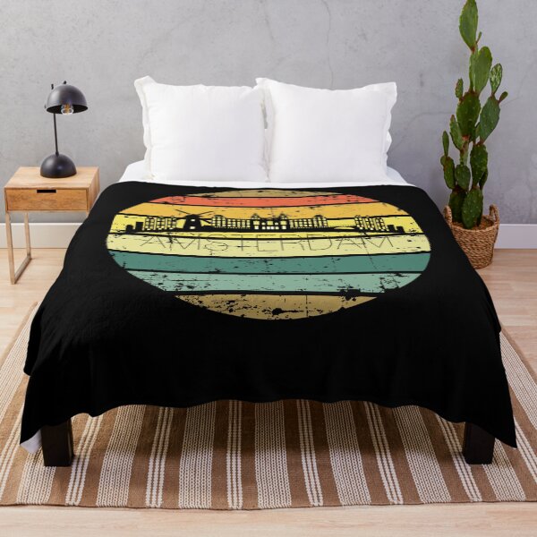 Item preview, Amsterdam Skyline Retro designed and sold by Mandala108.