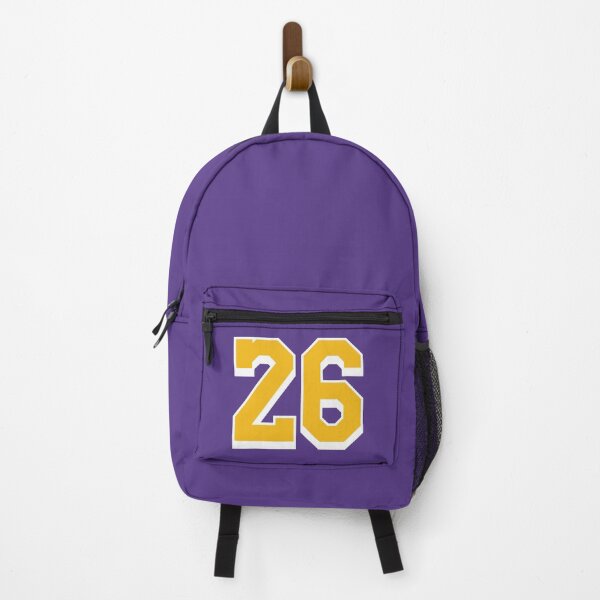 Item preview, 26 Yellow Number Twenty-six Purple Basketball Jersey designed and sold by elhefe.