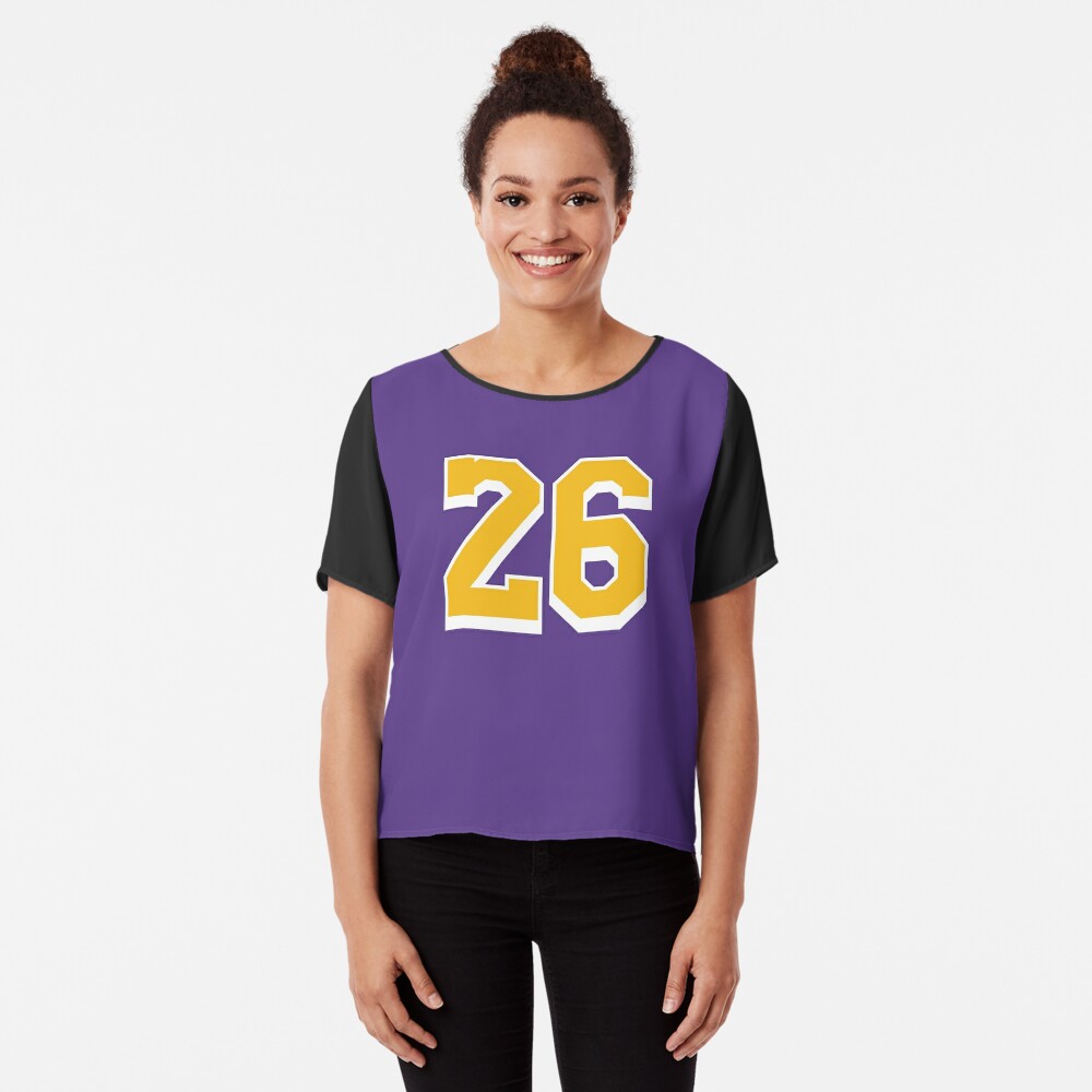 26 Yellow Number Twenty-six Purple Basketball Jersey A-Line Dress for Sale  by elhefe