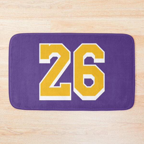 Item preview, 26 Yellow Number Twenty-six Purple Basketball Jersey designed and sold by elhefe.