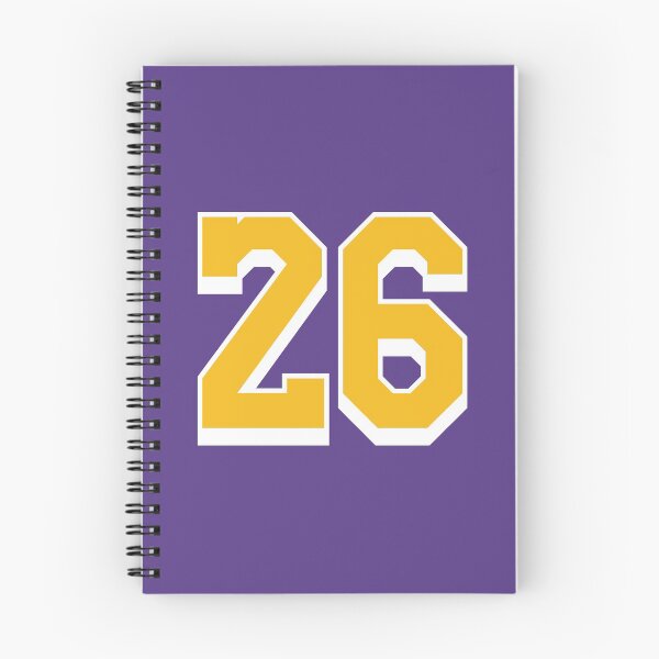 Item preview, 26 Yellow Number Twenty-six Purple Basketball Jersey designed and sold by elhefe.