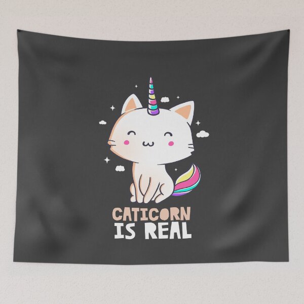Item preview, Caticorn Is Real Funny Cute Gift designed and sold by EduEly.