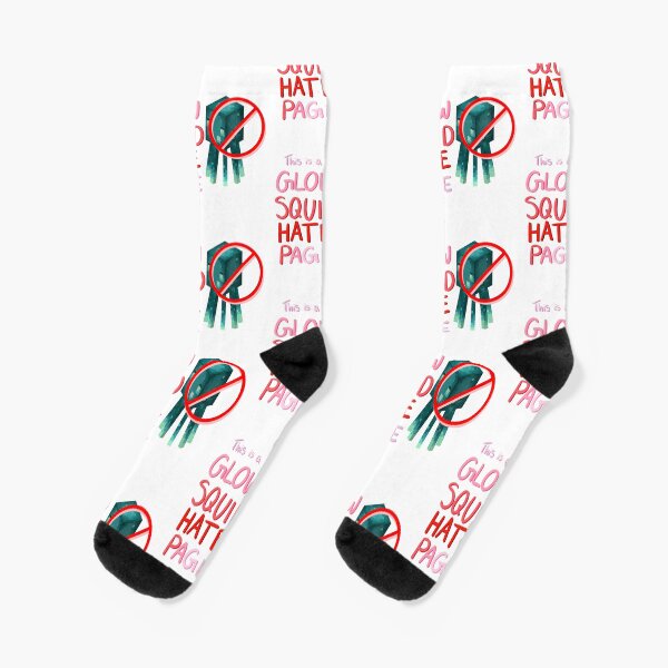 Glow Squid Socks By Lucindaboi Redbubble